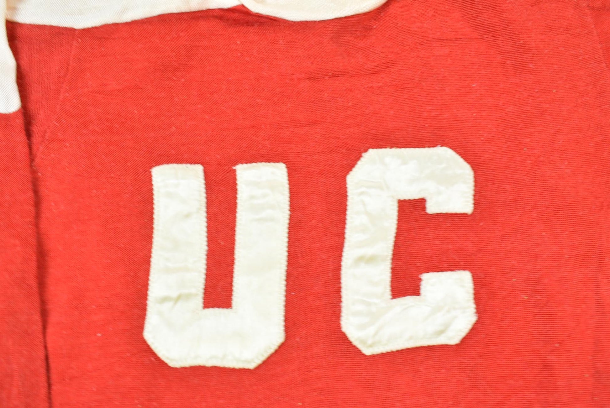 Vintage 1950s Rayoshene Embroidered Youth Hockey Jersey Shirt Size 14Yr (XS) Made In Canada