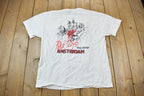 Vintage 1980s Pink Floyd Coffee Shop Amsterdam Band T-Shirt