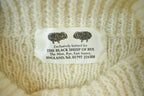 Vintage 1990s 100% Wool  Cable Knit Sweater