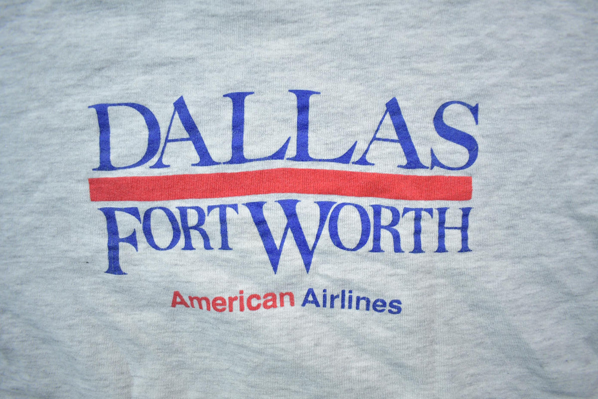 Vintage 1990s Dallas Fort Worth Texas Crewneck Sweatshirt