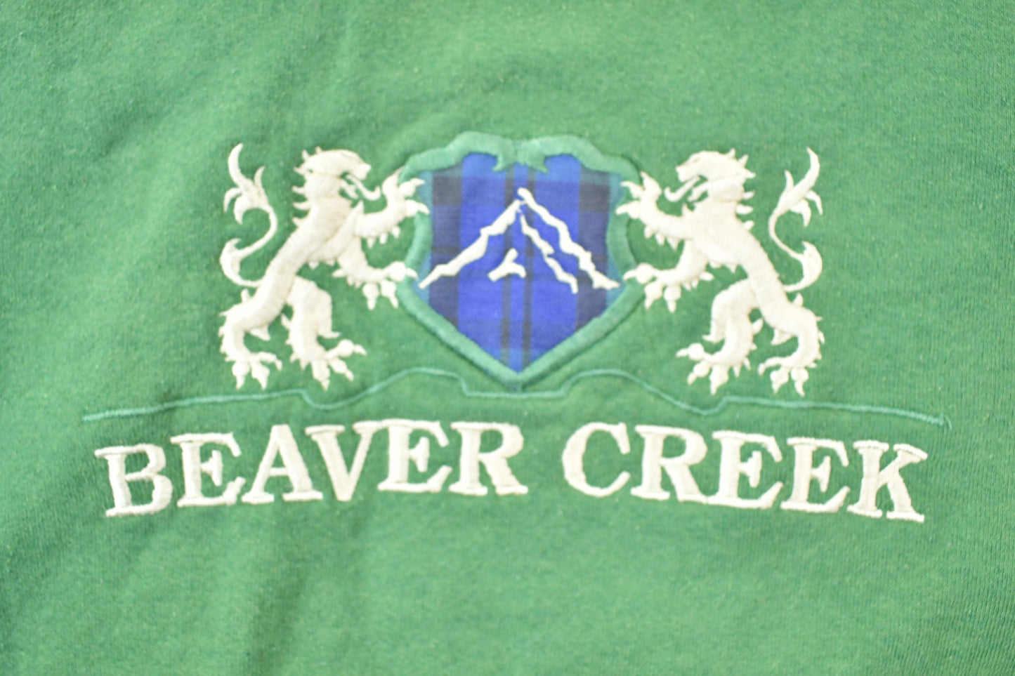 Vintage 1990s Beaver Creek Embroidered Class Act Crewneck Sweater