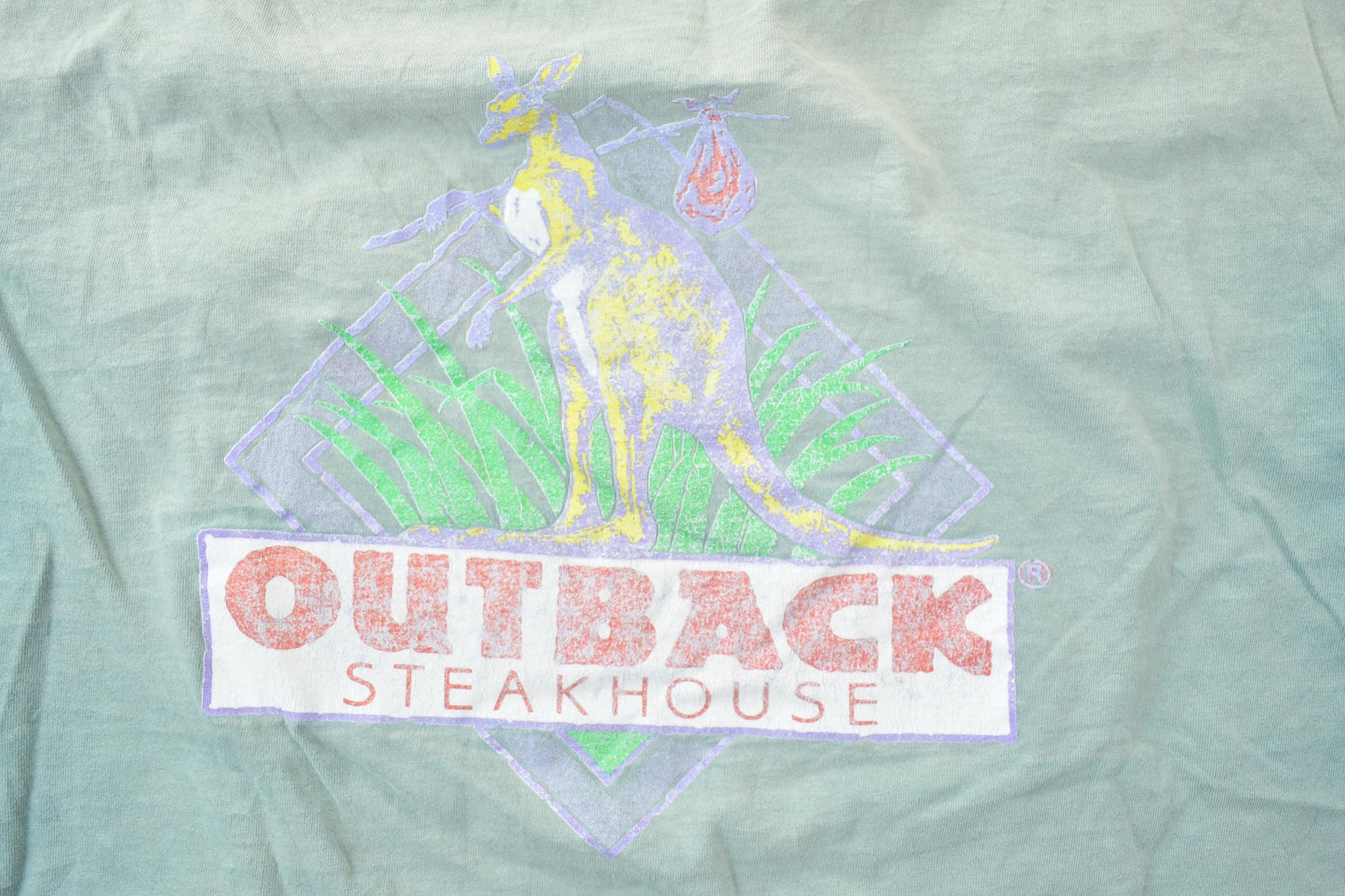 Vintage 1990s Outback Steakhouse Anvil Souvenir T-Shirt