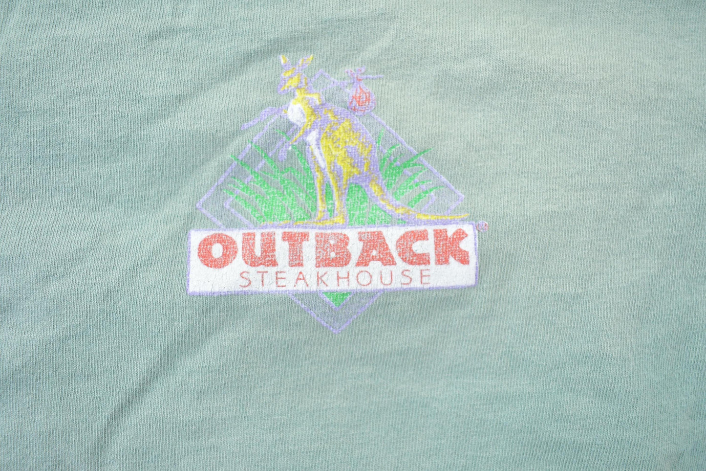 Vintage 1990s Outback Steakhouse Anvil Souvenir T-Shirt