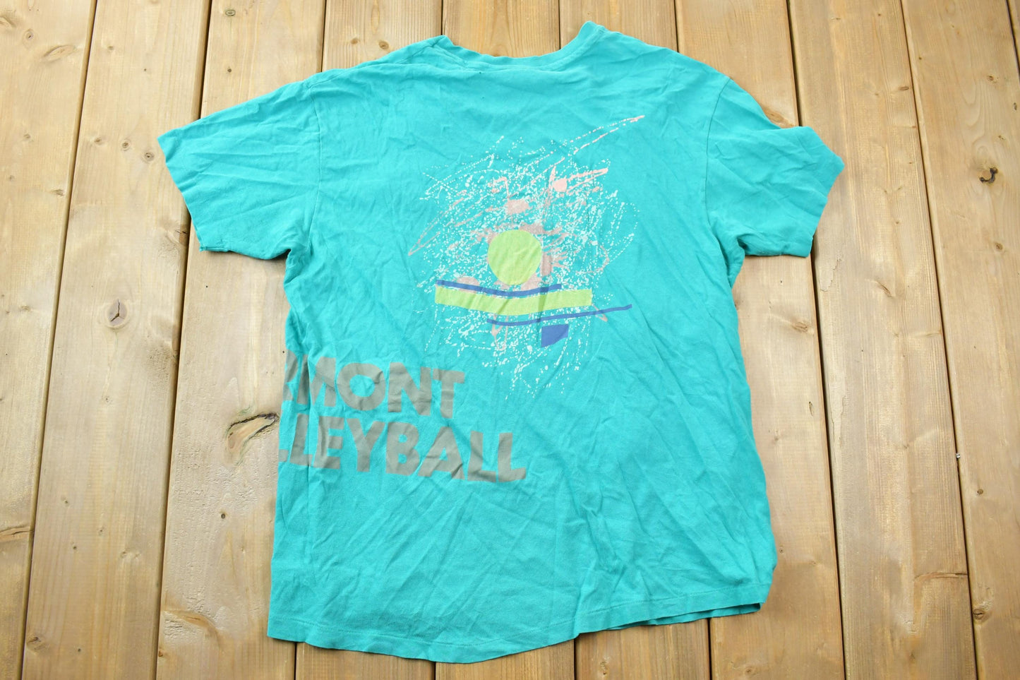 Vintage 1990s Vermont Volleyball Souvenir T-Shirt