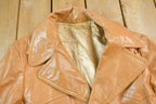 Vintage 1970s William Barry Leather Blazer Jacket