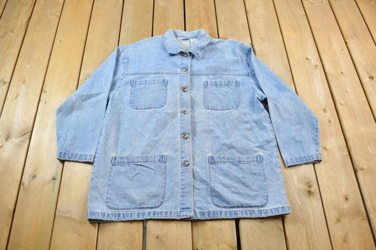 Vintage 1990s Cabin Creek Denim Button Up Shirt