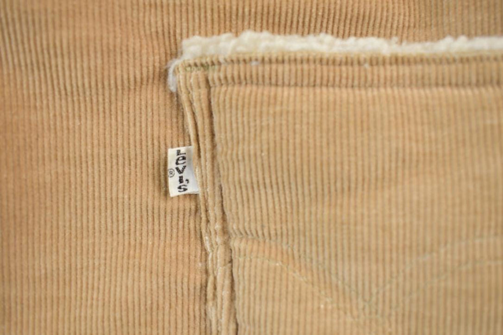 Vintage 1990s Levi's Sherpa Lined Corduroy Vest