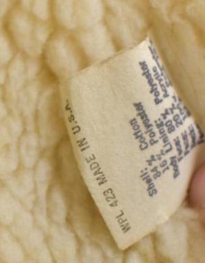 Vintage 1990s Levi's Sherpa Lined Corduroy Vest