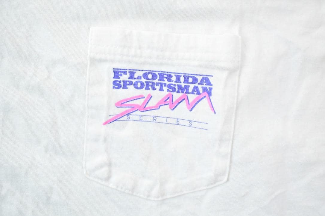 Vintage 1990s Florida Sportsman Slam Fishing Souvenir T-Shirt