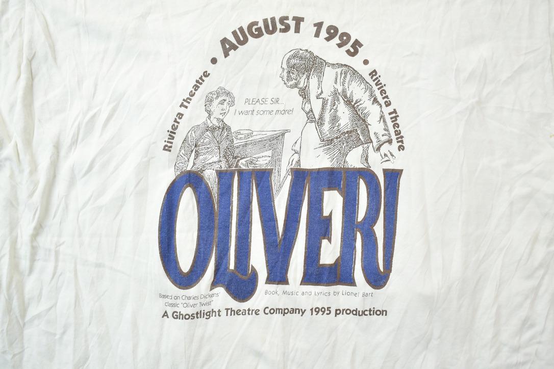 Vintage 1995 Oliveri Ghostlight Theatre Company Souvenir T-Shirt