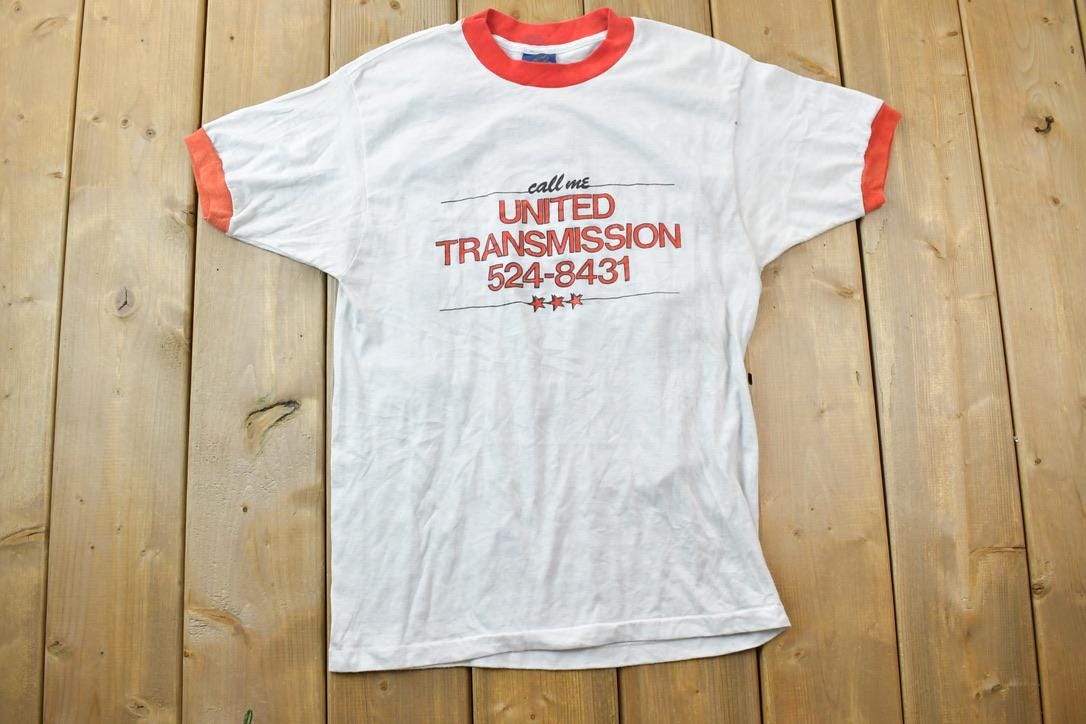 Vintage 1980s United Transmission Graphic T-Shirt