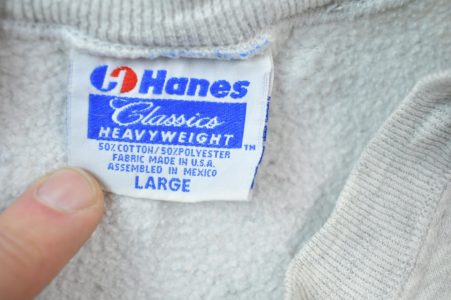 Vintage 1990s Yale Hanes Classic Heavyweight Cotton University Collegiate Crewneck