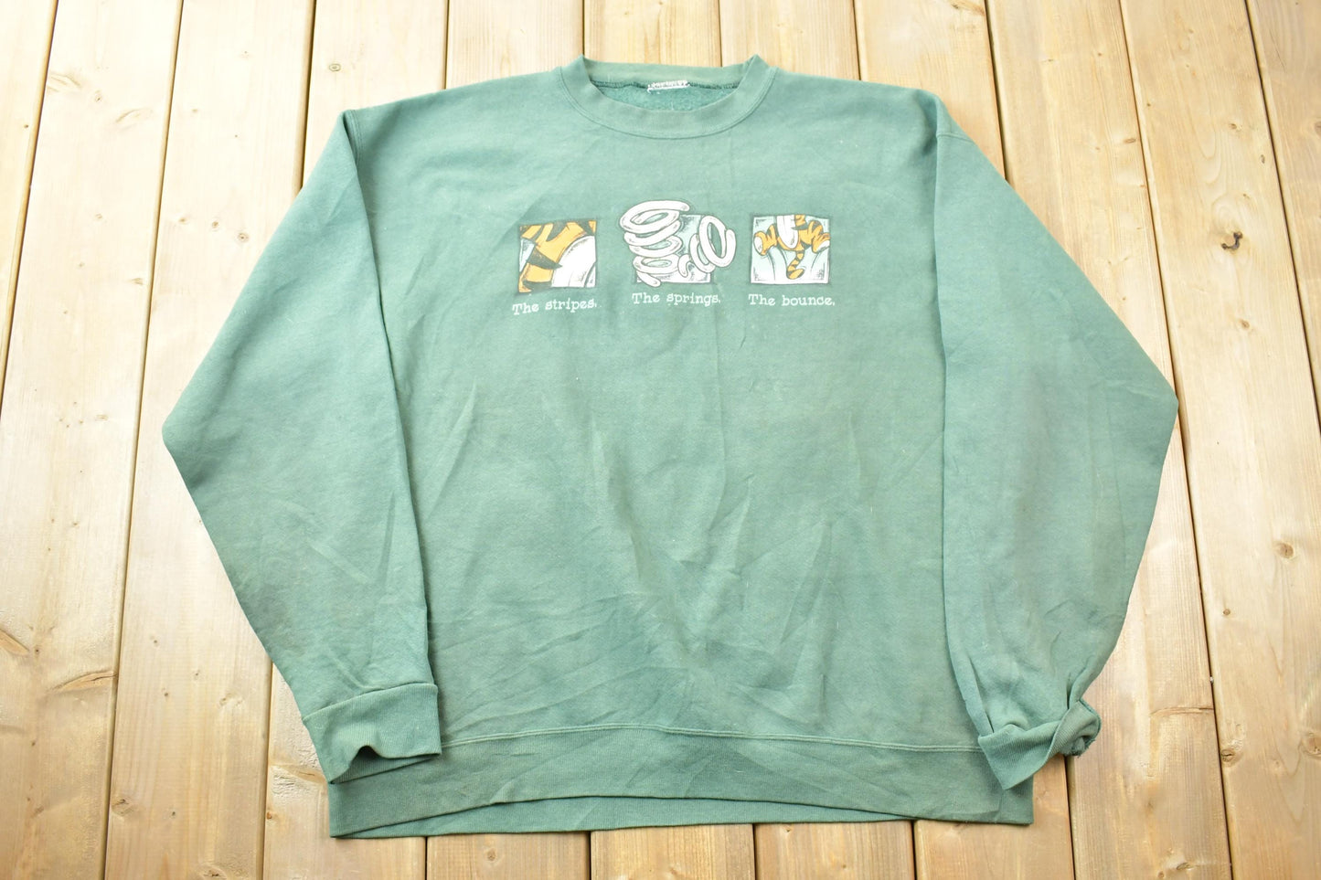 Vintage 1990s Tigger Pooh Bear Disney Crewneck