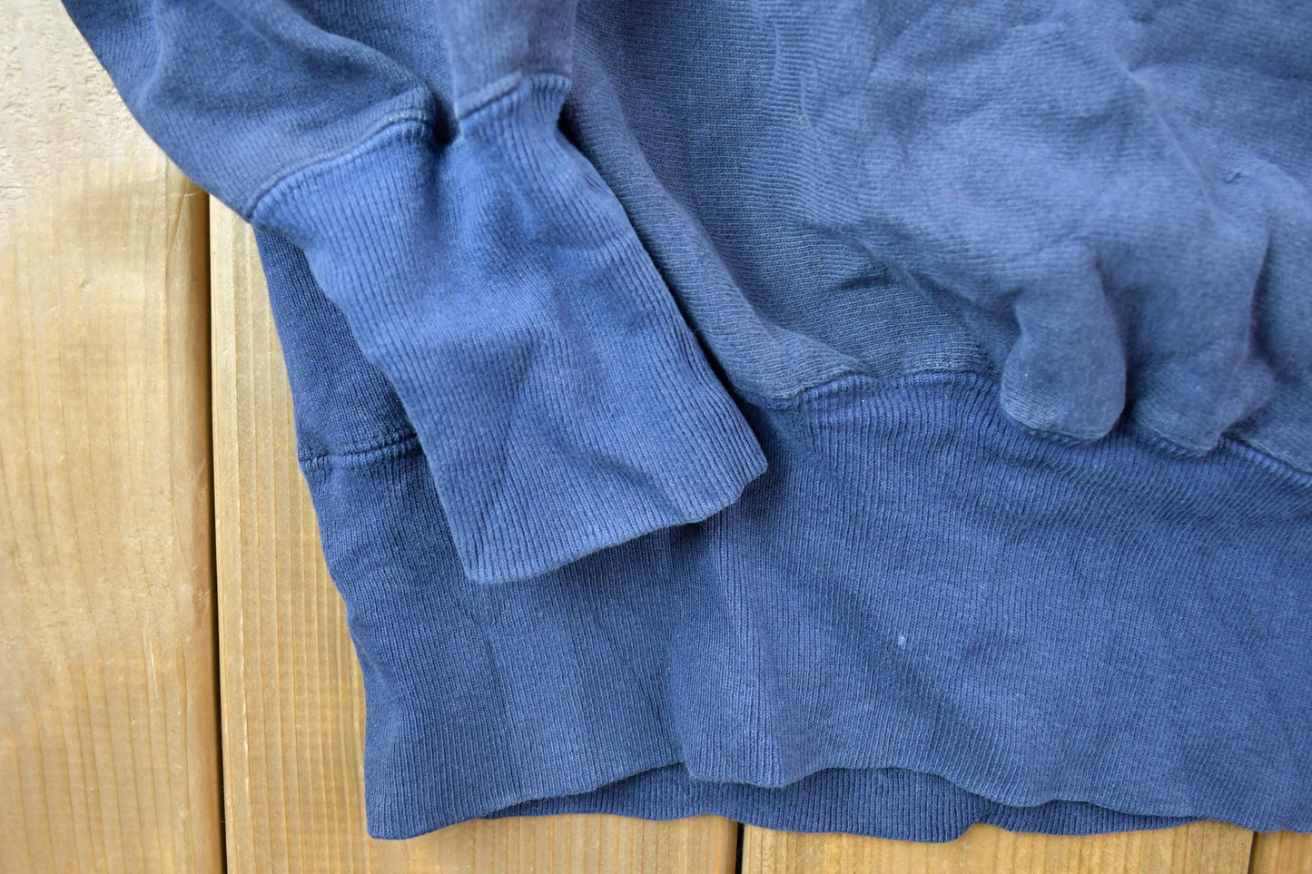 Vintage 1990s Champion Reverse Weave Blank Blue Sweatshirt