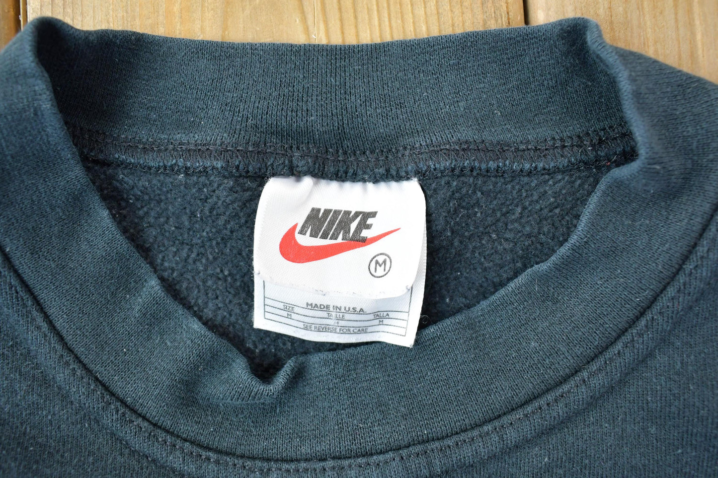 Vintage 1990s Nike Embroidered Mini Swoosh Crewneck Sweatshirt