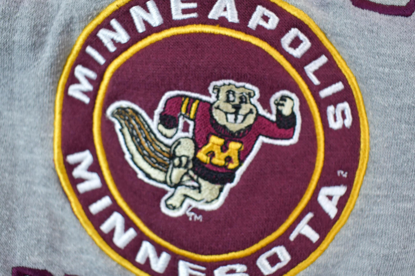 Vintage 1990s Minnesota Golden Gophers University Collegiate Lee Sport Crewneck