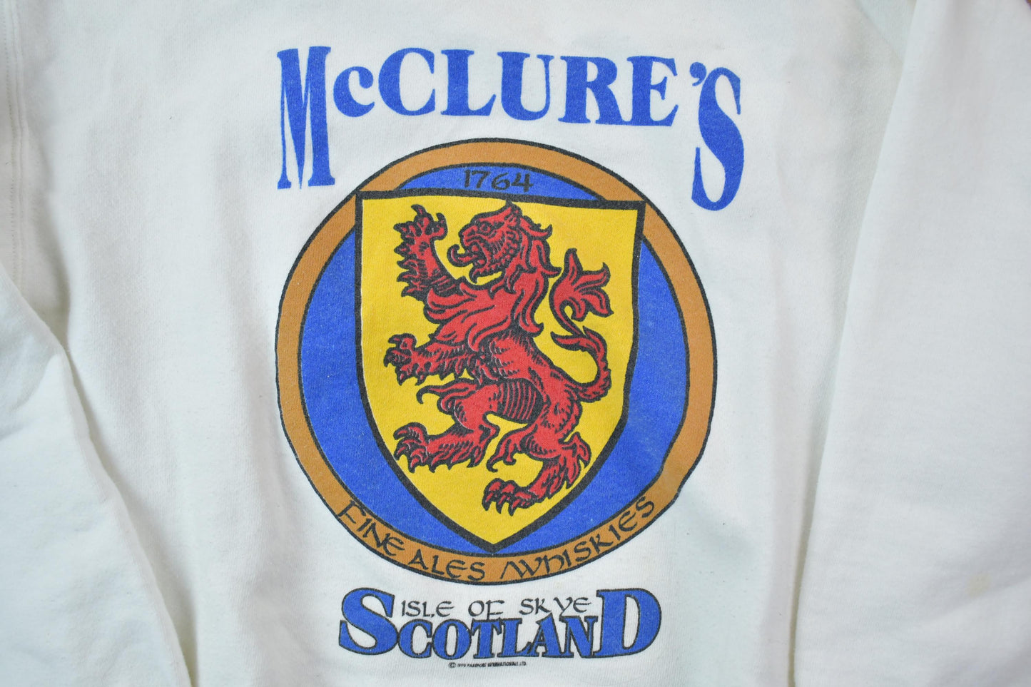 Vintage 1990s Mc Clures Isle Of Sky Scotland Crewneck Sweatshirt