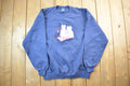 Vintage 1990s Oarsman Cute Cat Crewneck Sweater