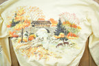 Vintage 1990s Lifestyles All Over Print Crewneck Sweater