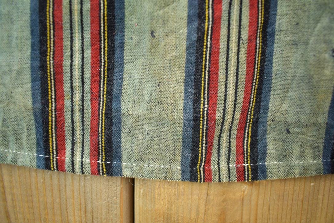 Vintage 1960s Folk Rainbow Silk Velvet Antique Romanian Hand Embroidered Folk Vest