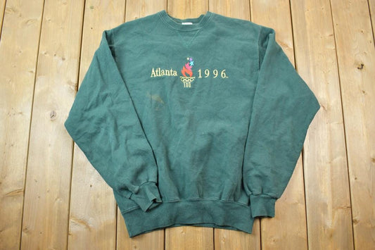 Vintage Champion 1996 Atlanta Olympics Embroidered Crewneck Sweatshirt