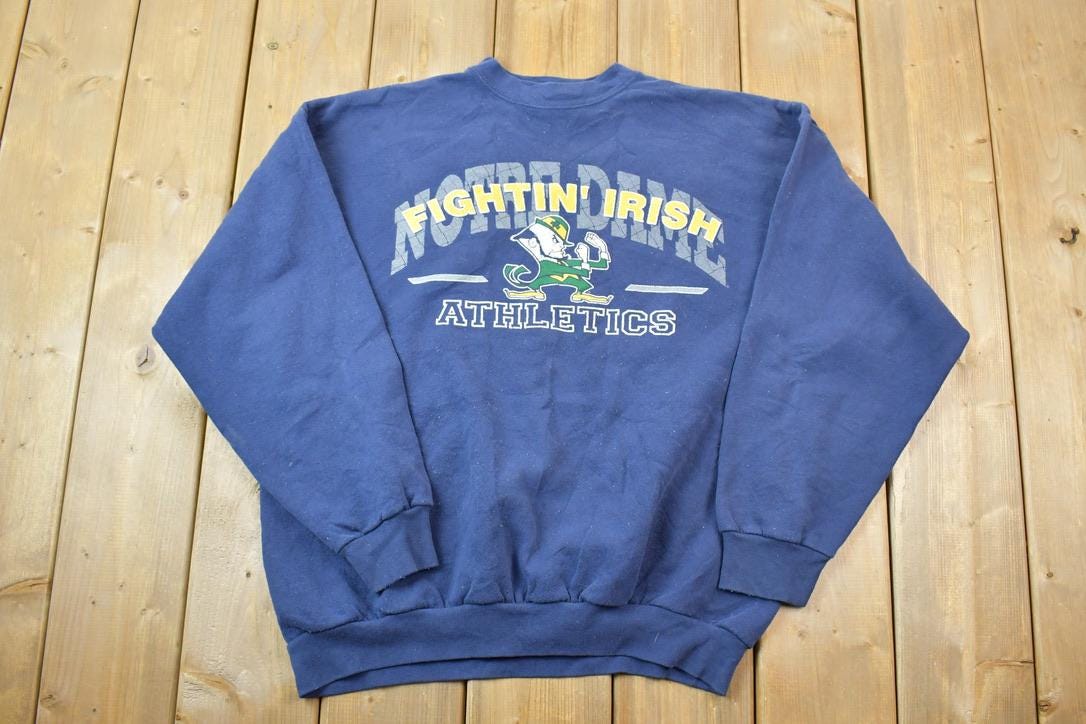 Vintage 1990s Notre Dame Fightin Irish Athletics University Collegiate TSI Crewneck