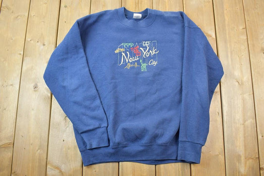 Vintage 1990s Times Square New York City Crewneck Sweatshirt