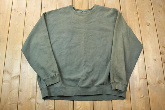 Vintage Distressed Hunter Green Carhartt Crewneck Sweatshirt