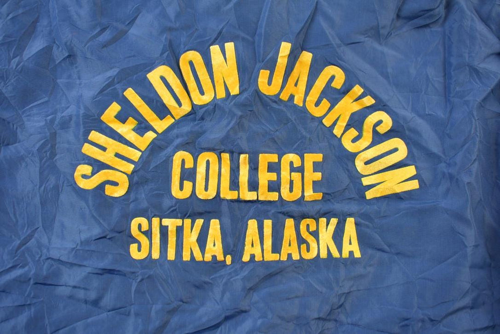 Vintage 1970s Alaska Jacket Sheldon Jackson College Light Team Jacket