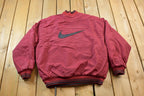 Vintage 1990s Nike Big Swoosh Color Block Windbreaker Jacket