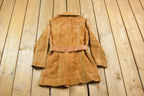 Vintage 1970s Leather Long Jacket