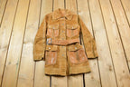 Vintage 1970s Leather Long Jacket
