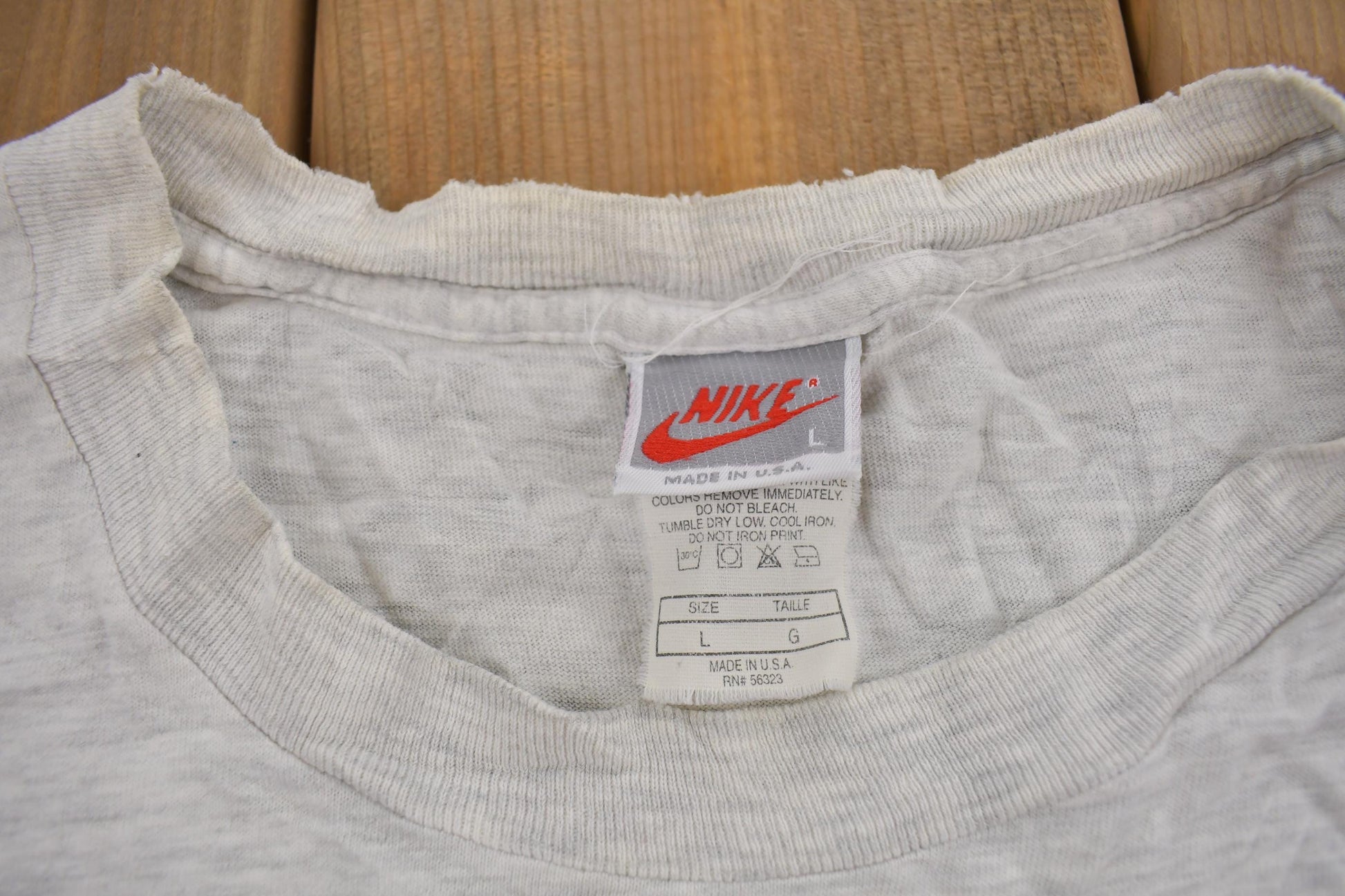 Vintage 1992 Godzilla VS Charles Barkley NIke Gray Tag Graphic T-Shirt