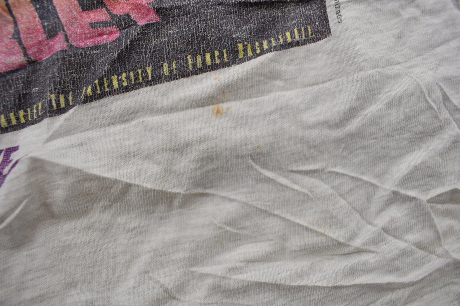 Vintage 1992 Godzilla VS Charles Barkley NIke Gray Tag Graphic T-Shirt