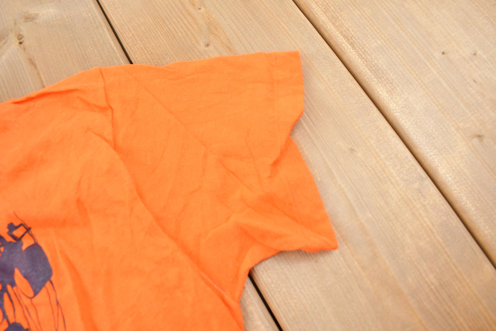 Vintage 1970s Catch Our Act At The Repertory Single Stitch Graphic T-Shirt Made In USA