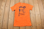 Vintage 1970s Catch Our Act At The Repertory Single Stitch Graphic T-Shirt Made In USA