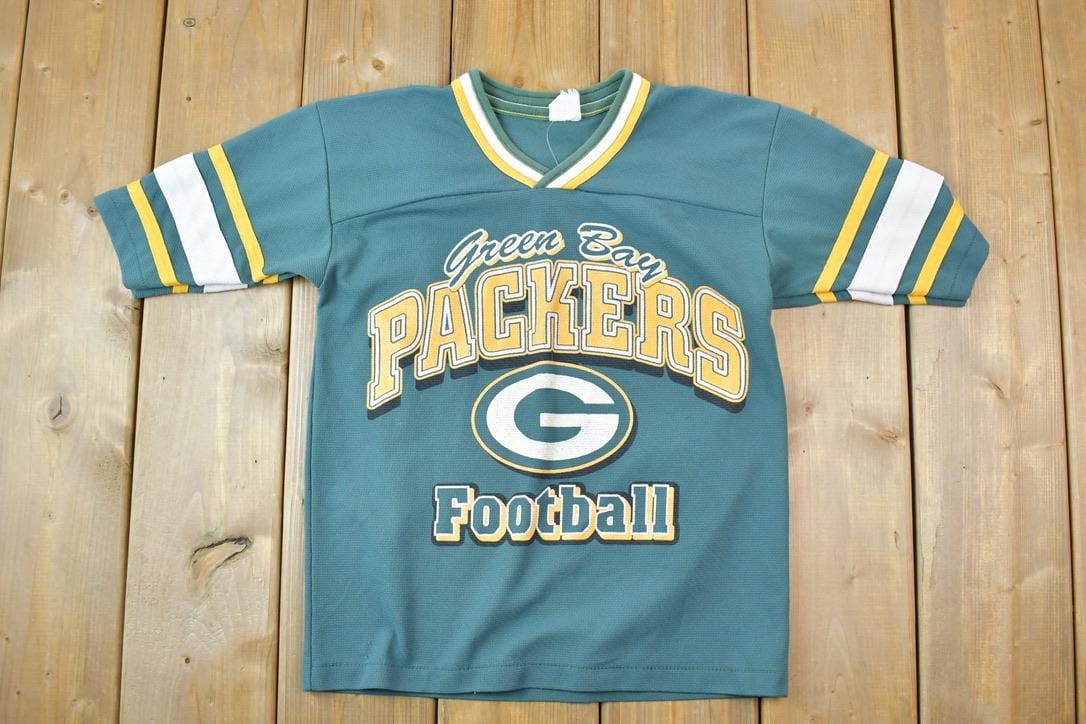 Vintage 1980s Green Bay Packers NFL Graphic T-Shirt