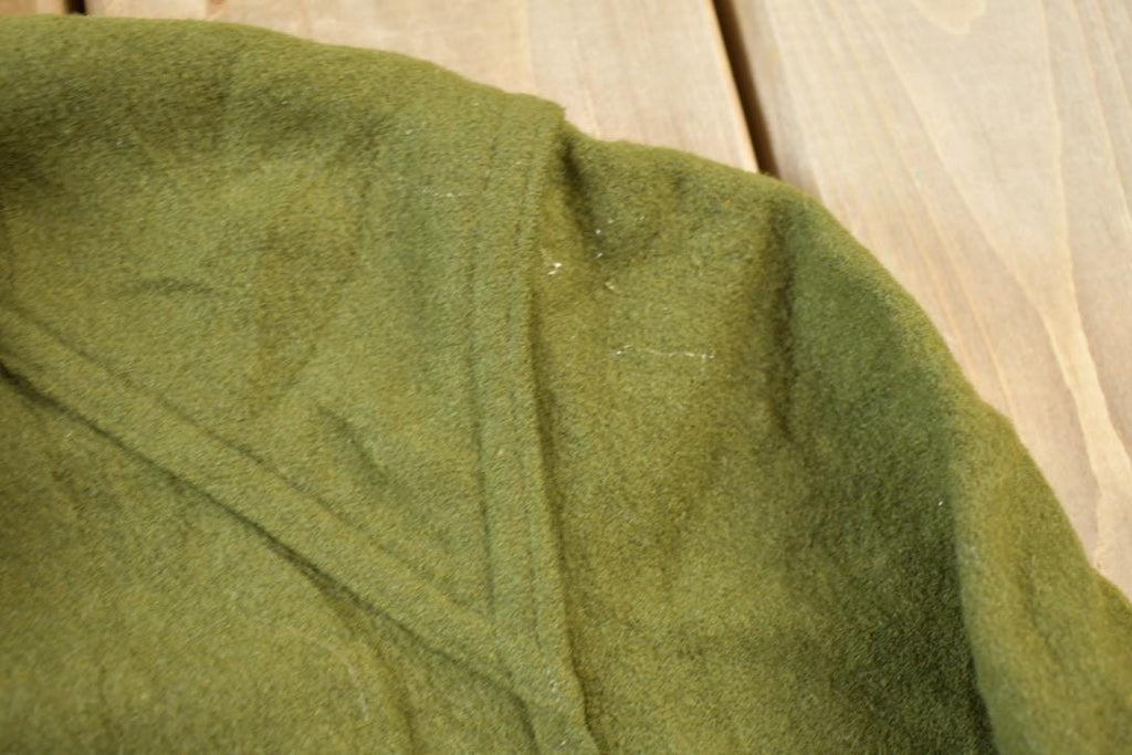 Vintage 1940s WW2 American Wool Button Up Infantry Shirt