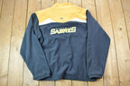 Vintage 1990s Buffalo Sabres Old Time Hockey NHL Hockey Full Zip Fleece Sweatshirt