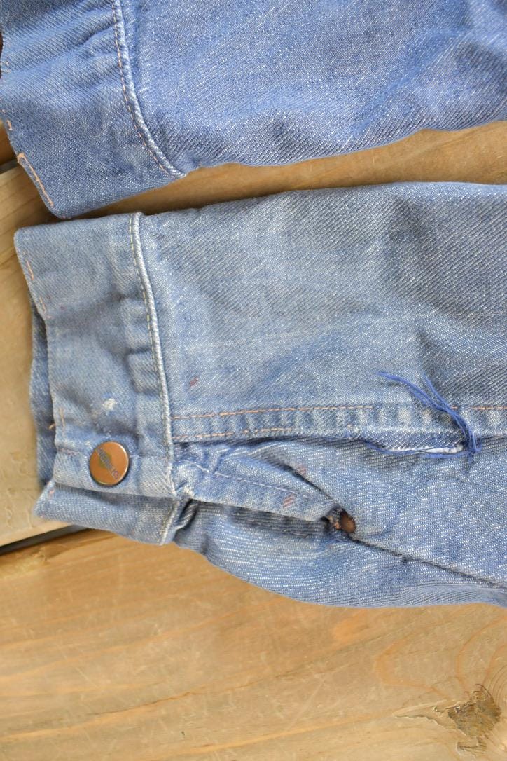 Vintage 1970s Genuine Roebucks Button Up Jean Jacket