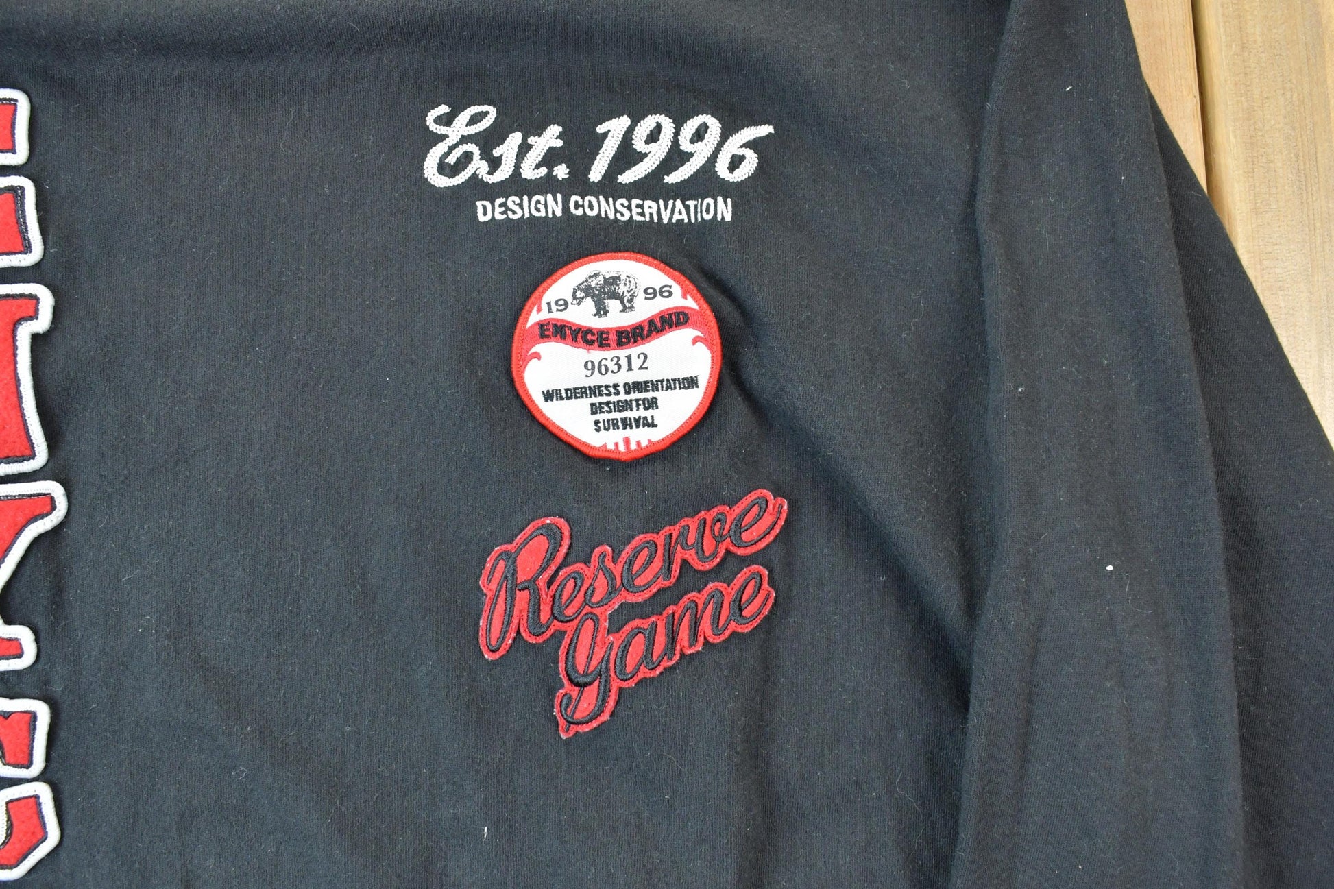 Vintage 1990s ENYCE Crazy Patchwork Crewneck Sweatshirt