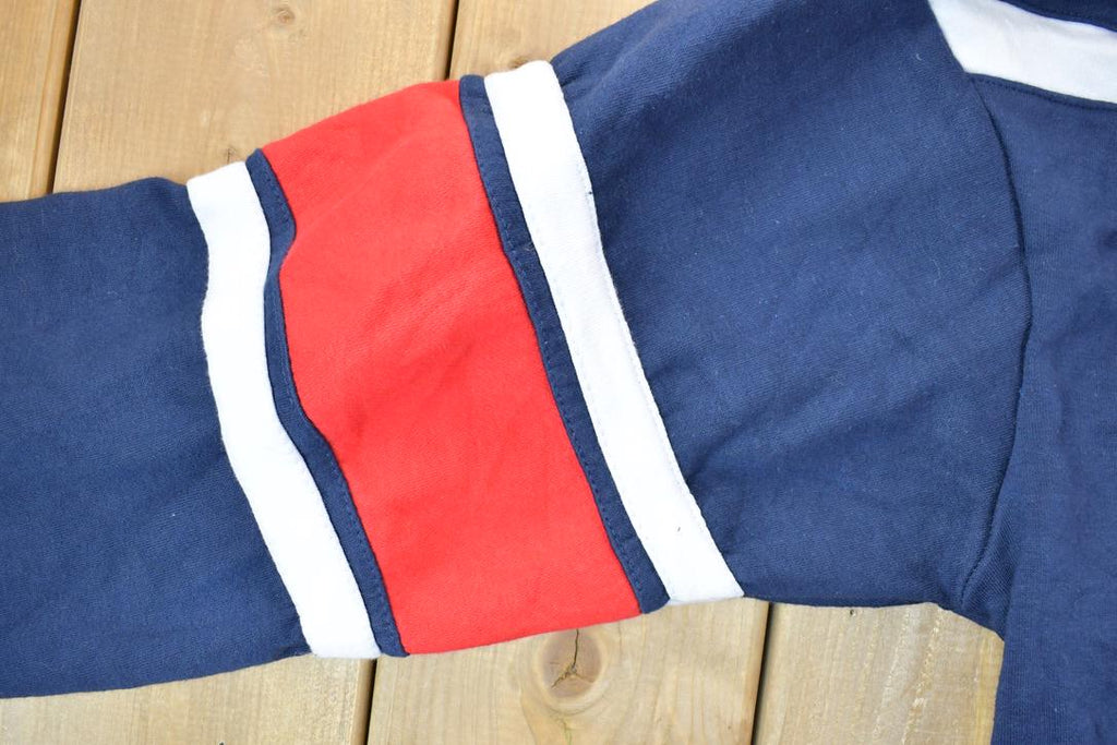 Vintage 1990s NHL Can Am Hockey Hooded Sweatshirt