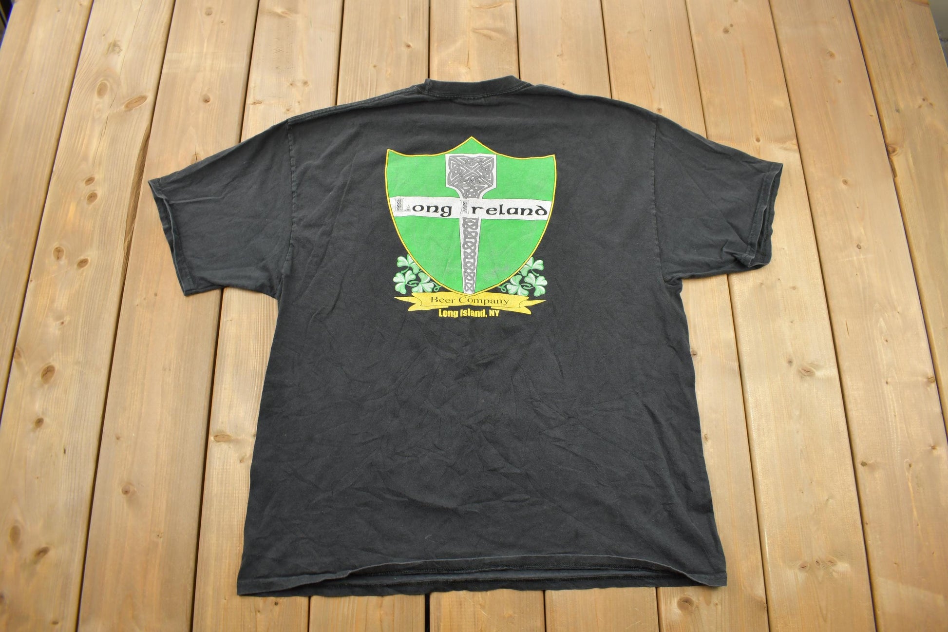 Vintage 1990s Long Ireland Beer Company Graphic T-Shirt