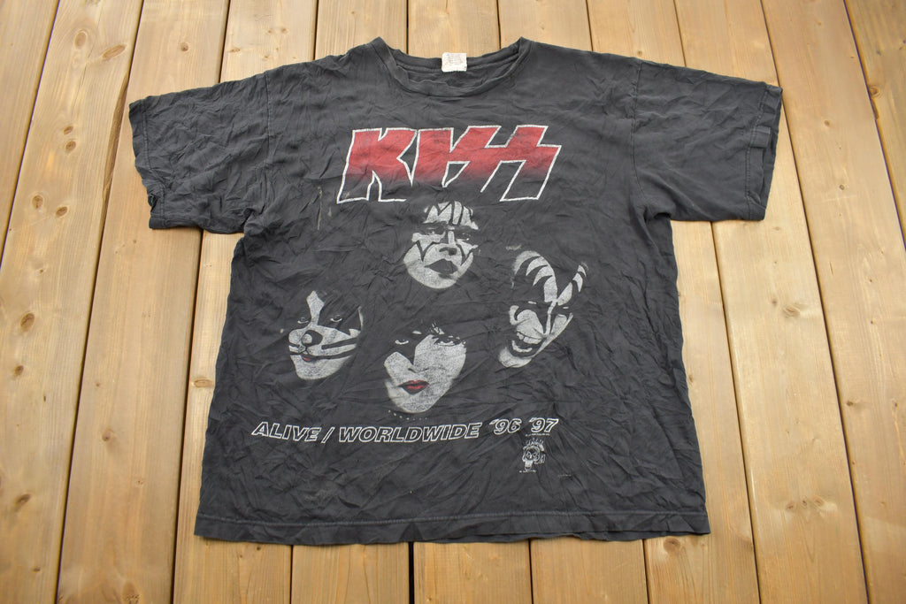 Vintage 1998 KISS ALIVE WORLDWIDE Band T-Shirt