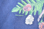 Vintage 1990s Nutmeg Floral Design Cute Collared Crewneck Sweater