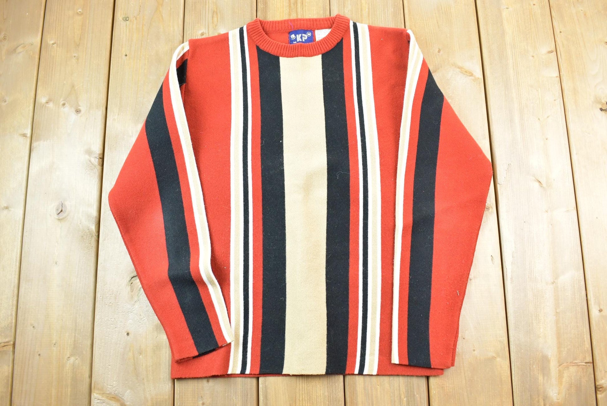 Vintage 1970s KP Knit Crewneck Sweater
