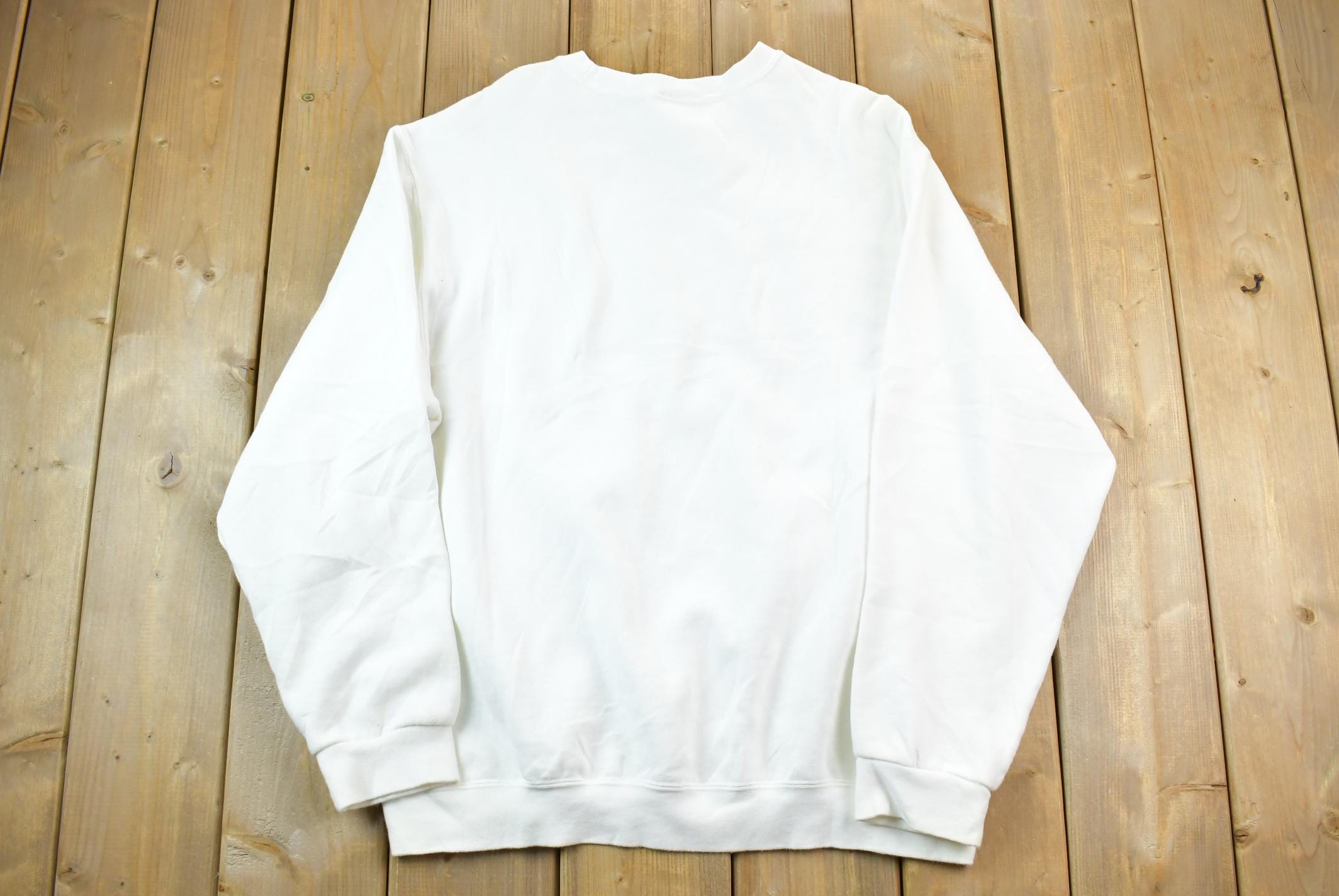 Vintage 1990s Nike Embroidered Mini Swoosh Crewneck Sweatshirt