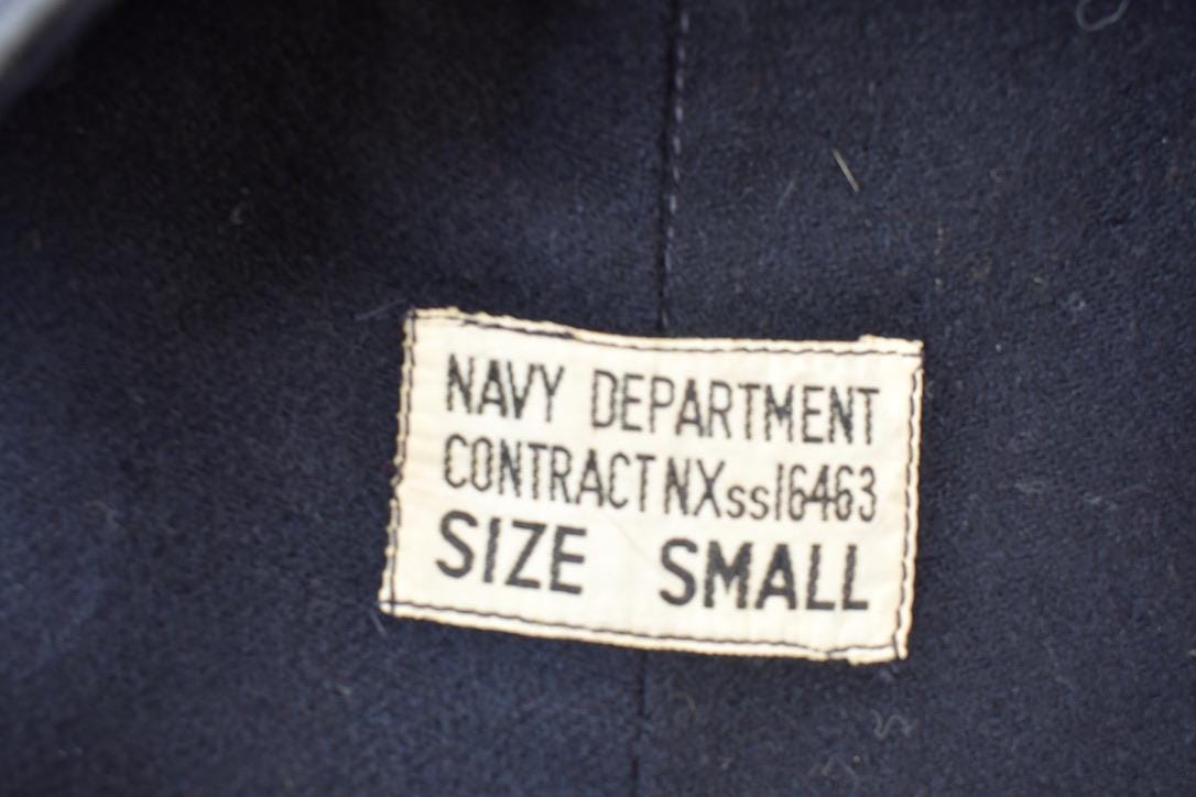 Vintage 1940s USN Deck Bib Overalls WWII Blue