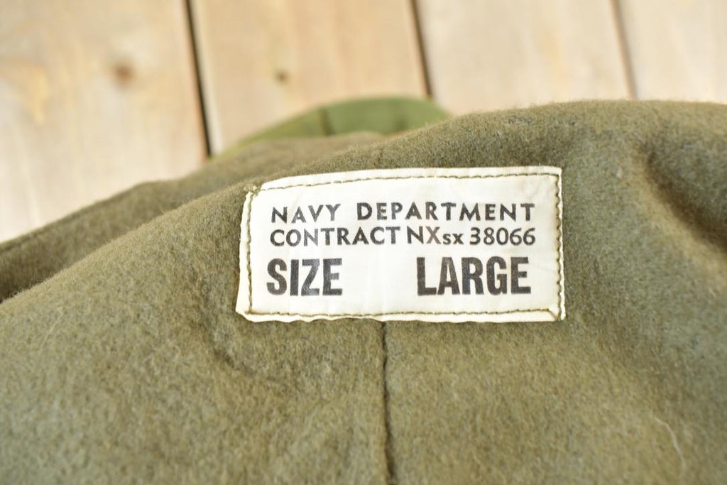 Vintage 1940s USN Deck Bib Overalls WWII