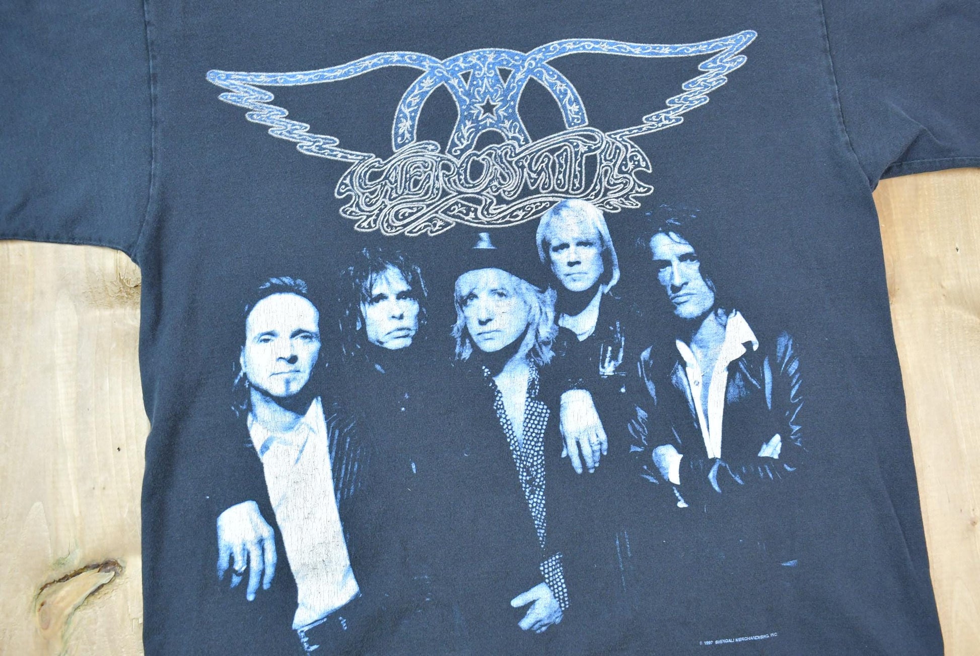 Vintage 1998 Aerosmith Nine Lives World Tour T-Shirt